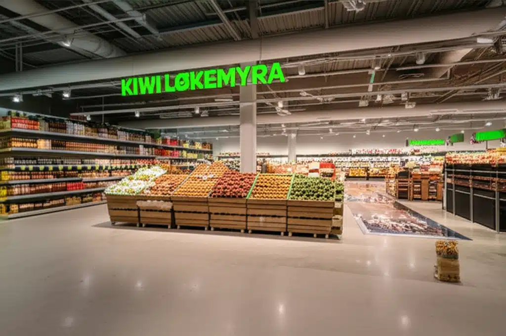 KIWI Løkkemyra 1 KIWI Løkkemyra: Nærbutikk med ferske varer og god service