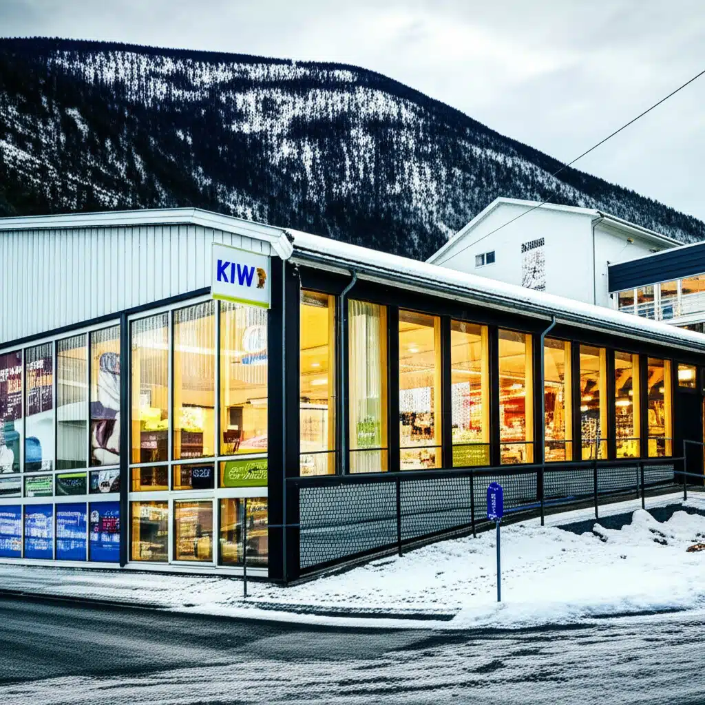 KIWI Lom 1 KIWI Lom: Nærbutikken din for dagligvarer og mer