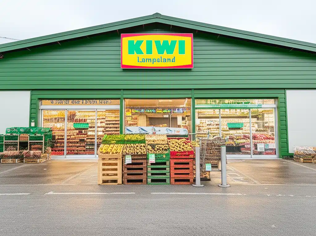 KIWI butikk i Lampeland - lokal dagligvarehandel