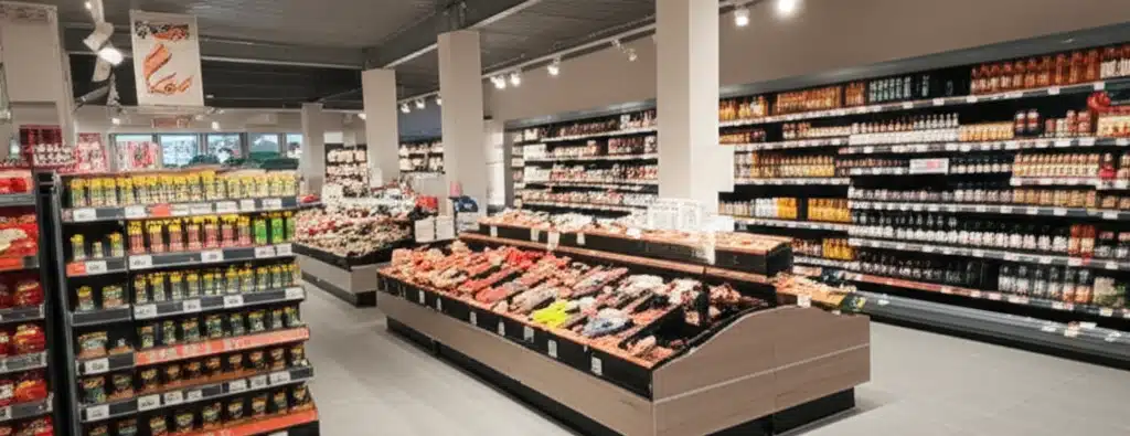 Supermarket og dagligvare i Kinsarvik sentrum