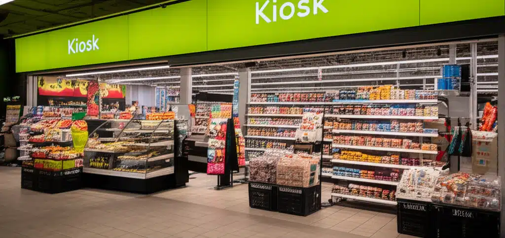 Kiosk: Nærbutikk for dagligvare og rask handel