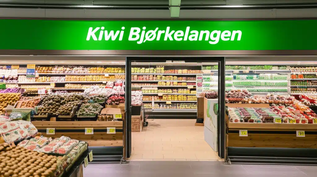 Kiwi Bjørkelangen 1 Kiwi Bjørkelangen: Nærbutikk med ferske varer og god service