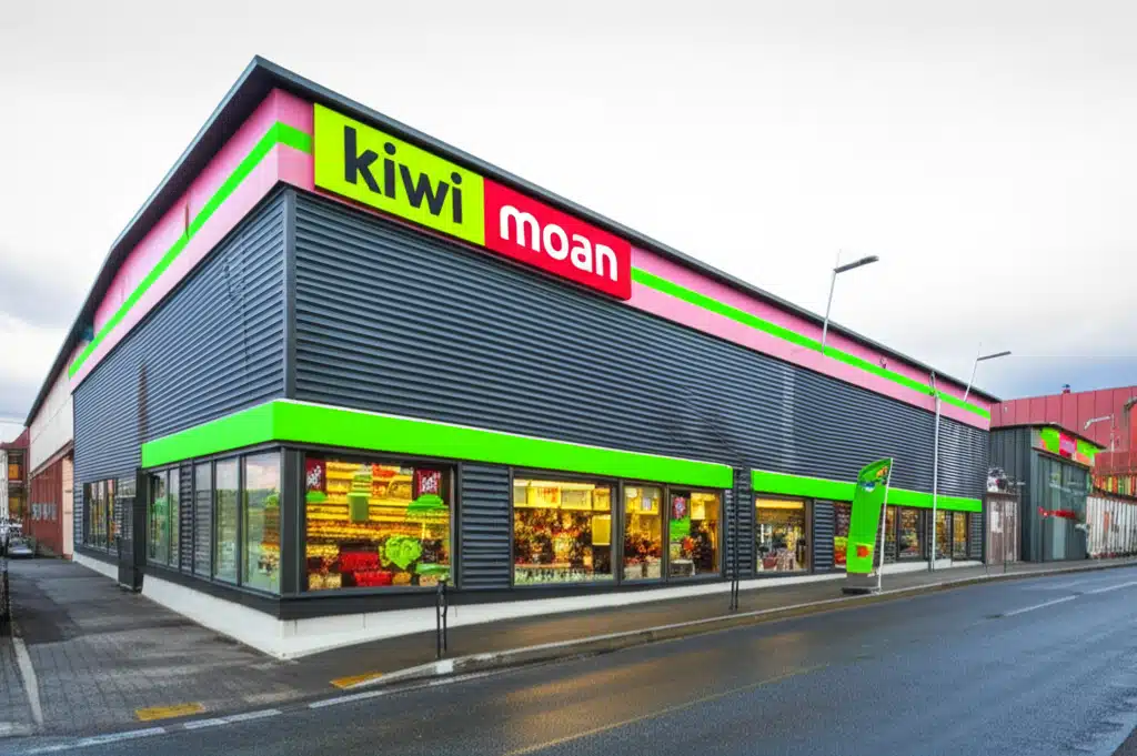 Kiwi Moan 1 Kiwi Moan: En nær studie av fruktens tekstur og farge
