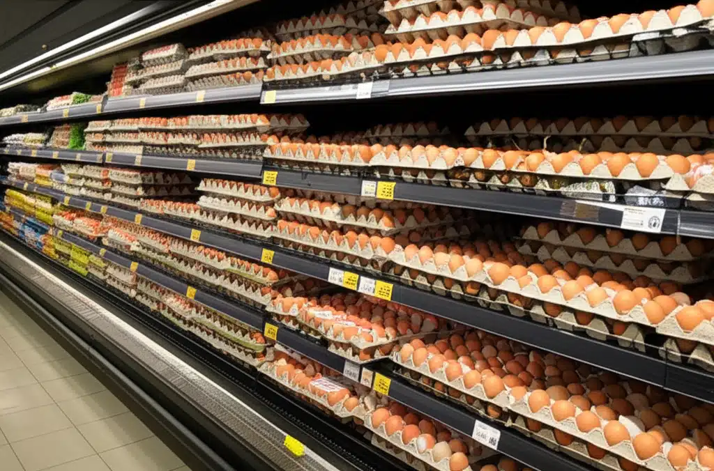 Kjøp av egg: En fargerik utvalg av norske egg i butikken