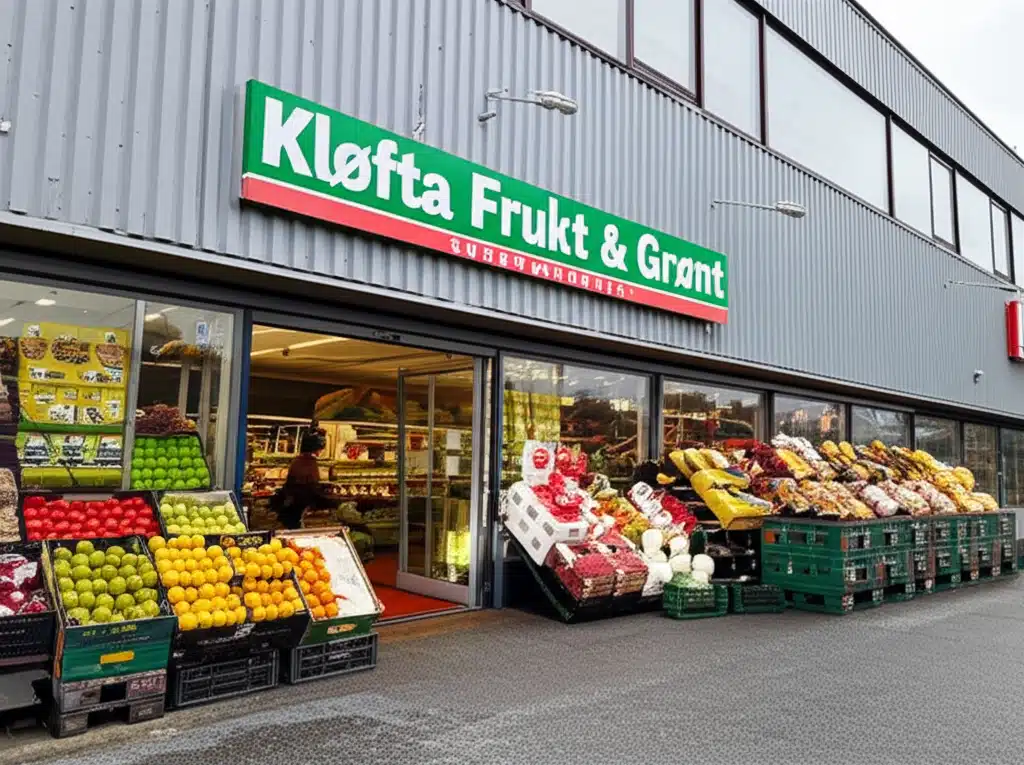 Kløfta Frukt & Grønt 1 Kløfta Frukt & Grønt: Friske, norske grønnsaker og frukt