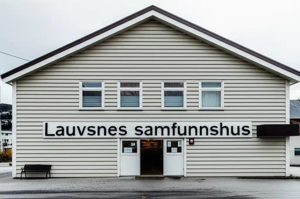 Lauvsnes samfunnshus 1 Lauvsnes samfunnshus: Et ikonisk møtested for lokalsamfunnet