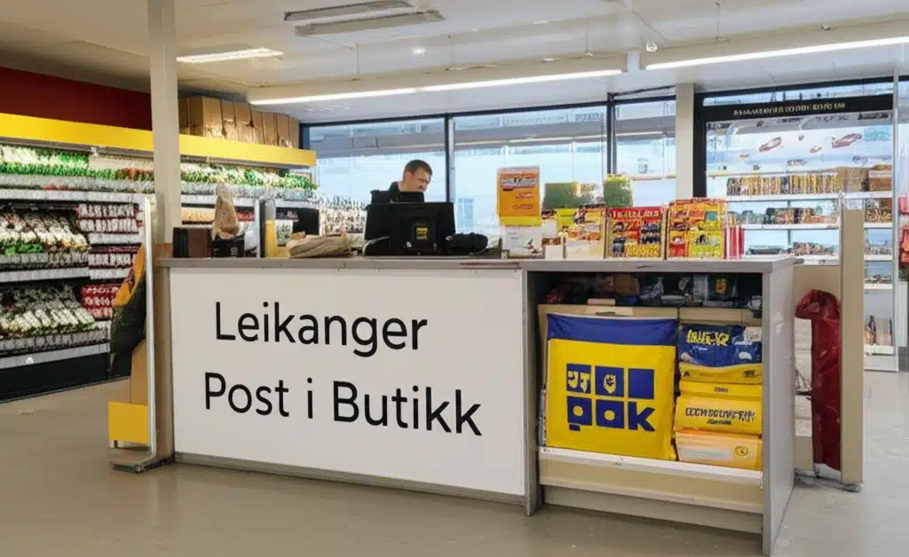 Leikanger Post i Butikk: Posttjenester og Dagligvarer