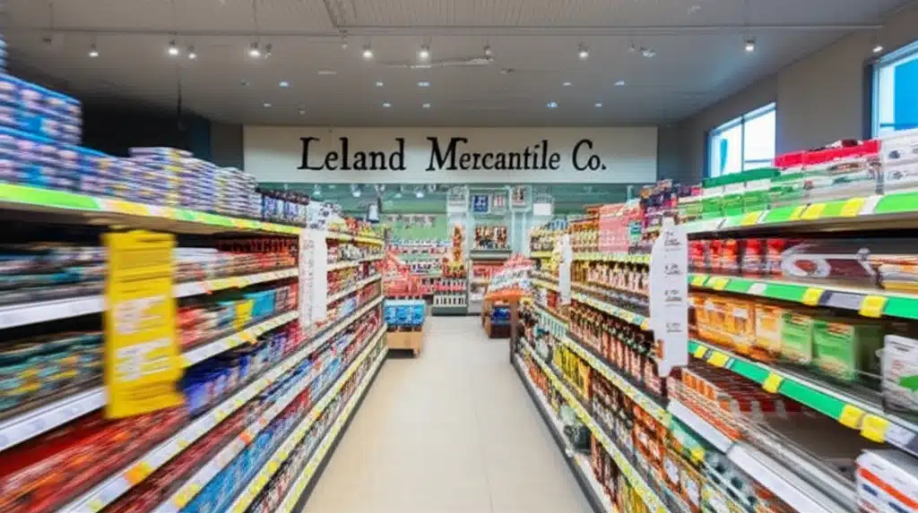 Leland Mercantile Co: Historisk handelssted i Leland, Norge