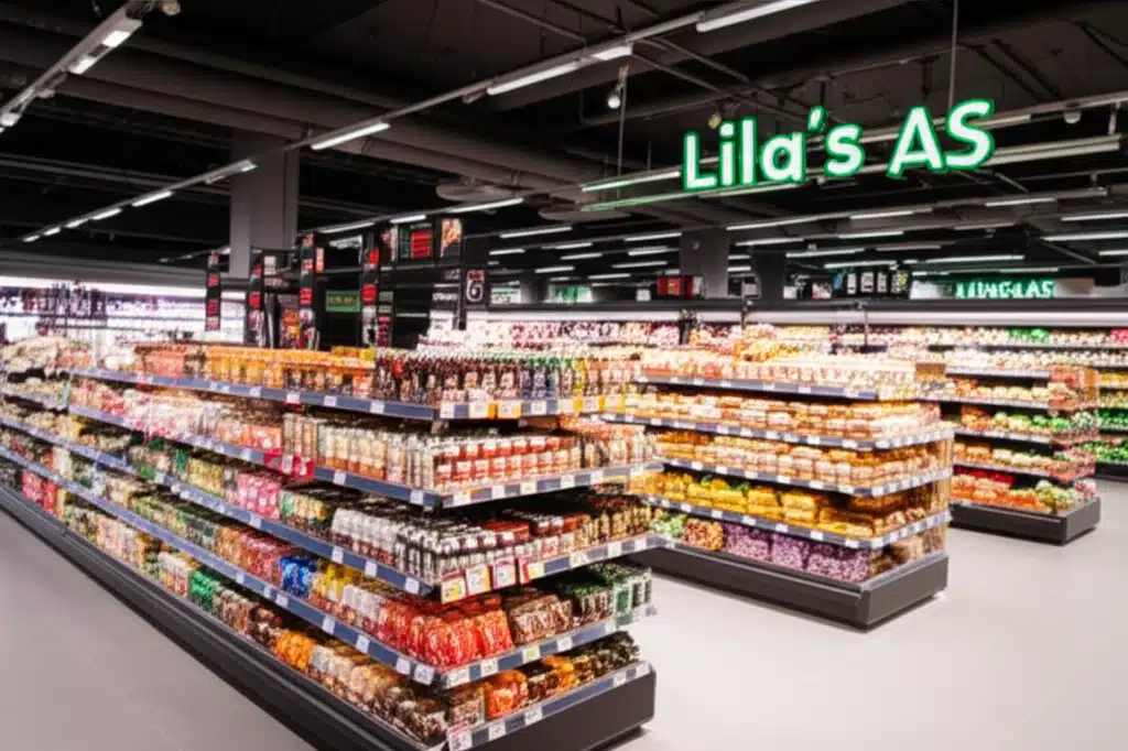 Lila's AS 1 Lilas AS: Bedriftslogo og varemerke i lila nyanser