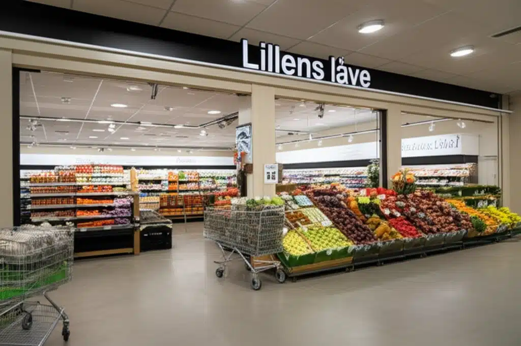 Lillens låve 1 Lillens låve: En nærbilde av en liten, søt låve