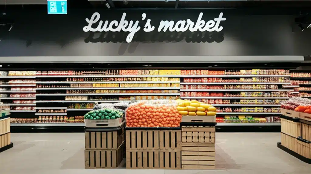 Luckys Market: Et unikt og fengende markedskonsept