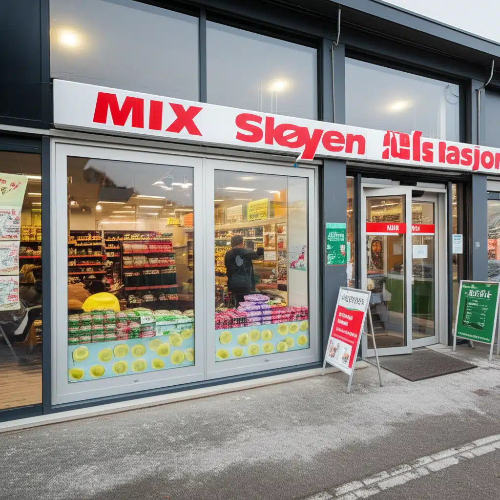 MIX Skøyen stasjon 1 MIX Skøyen stasjon: Nærbilde av stasjonsbygget og perrong