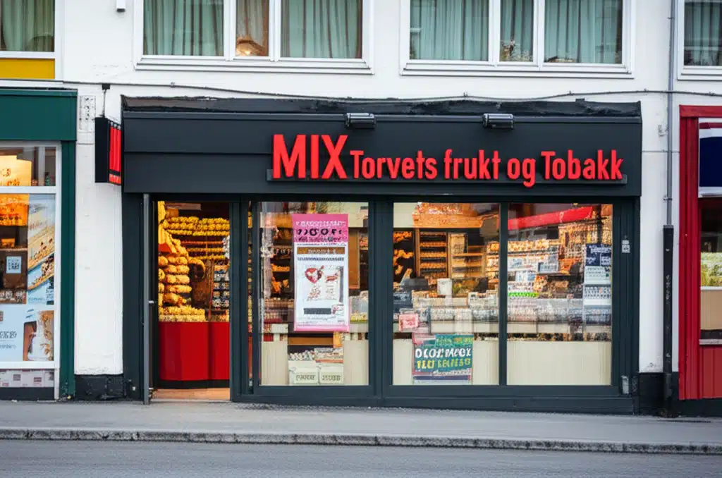 MIX Torvets frukt og Tobakk 1 MIX Torvets ferske fruktvarer og tobakkprodukter