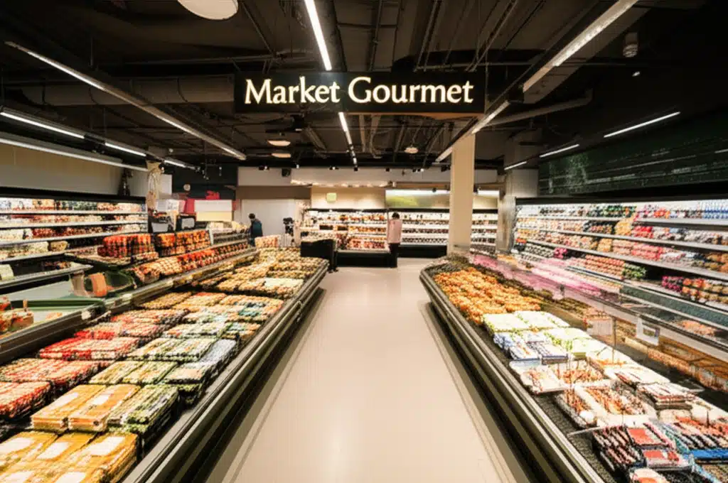 Market Gourmet 1 Markeds gourmetmat: Nydelige retter og kulinariske opplevelser