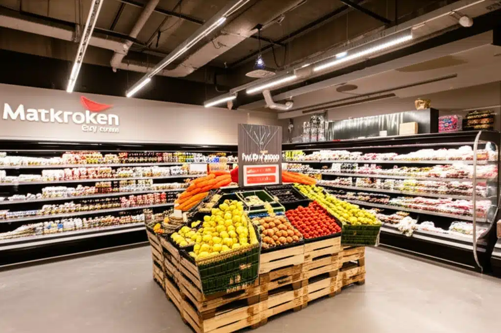 Matkroken City Skien 1 Matkroken City Skien: Nærbutikk med ferske varer og god service
