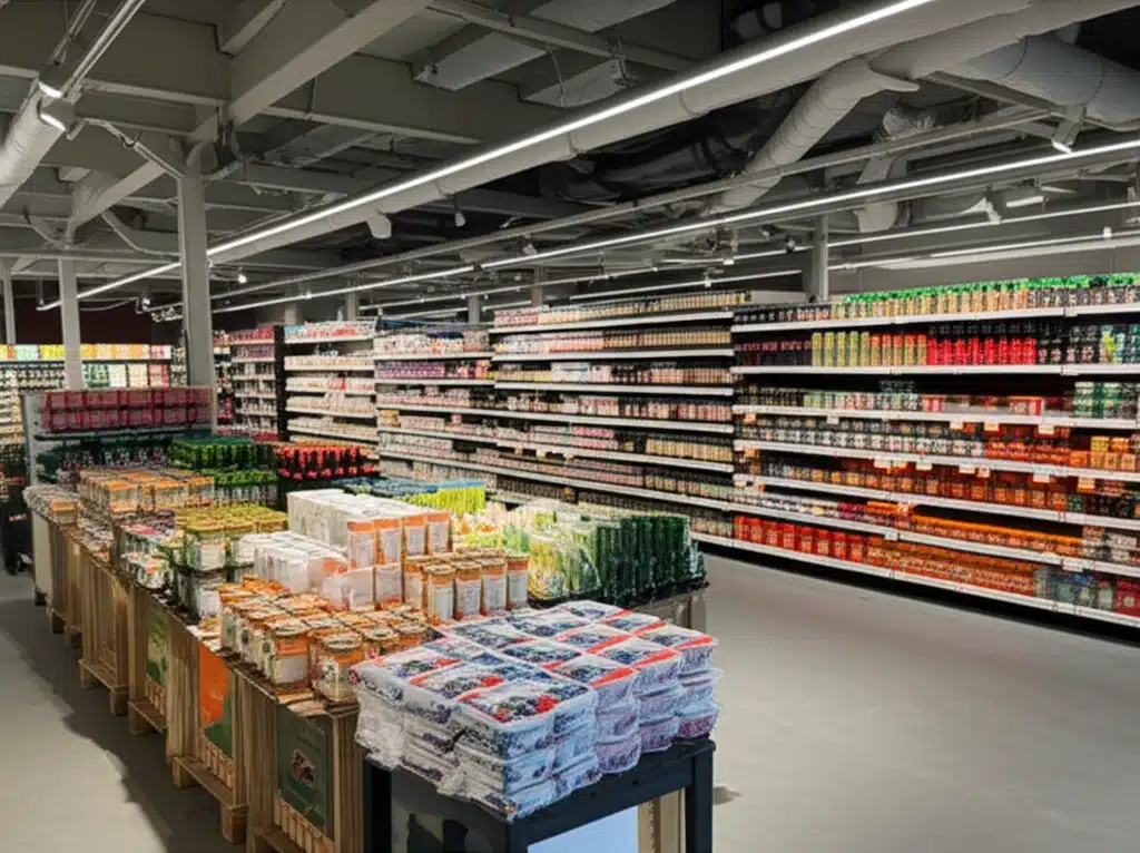 Trade Fair Supermarket 1 Messestand for supermarkeder - Handelsshowutstilling