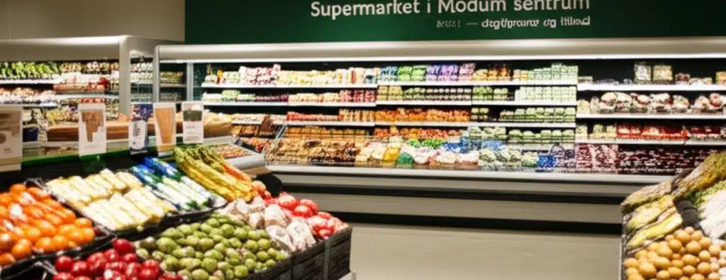 Supermarket i Modum sentrum – dagligvarer og tilbud