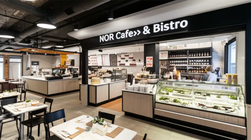 NOR Cafe' & Bistro 1 NOR Cafe & Bistro: Koselig atmosfære og deilige retter