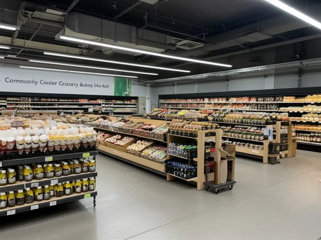 Community Center Grocery & Market 1 Nabolagshusets dagligvarebutikk og marked – Lokale varer og samfunn