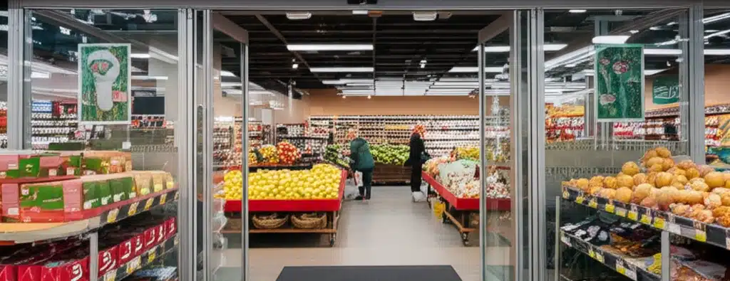 Supermarket og dagligvarebutikker i Nærbø sentrum