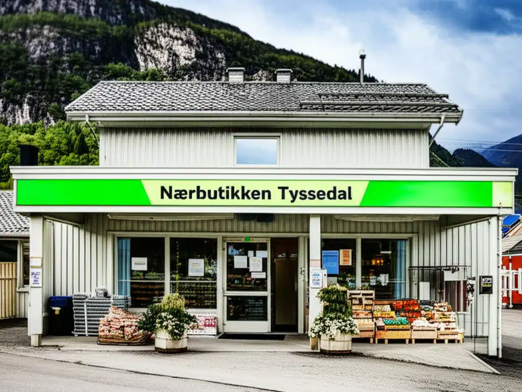 Nærbutikken Tyssedal 1 Nærbutikken Tyssedal: Lokalt handverk og ferske varer i nærheten