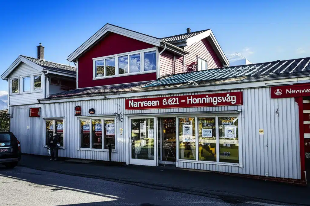 Narvesen - Honningsvåg 1 Narvesen butikk i Honningsvåg - Dagligvarehandel i Nord-Norge