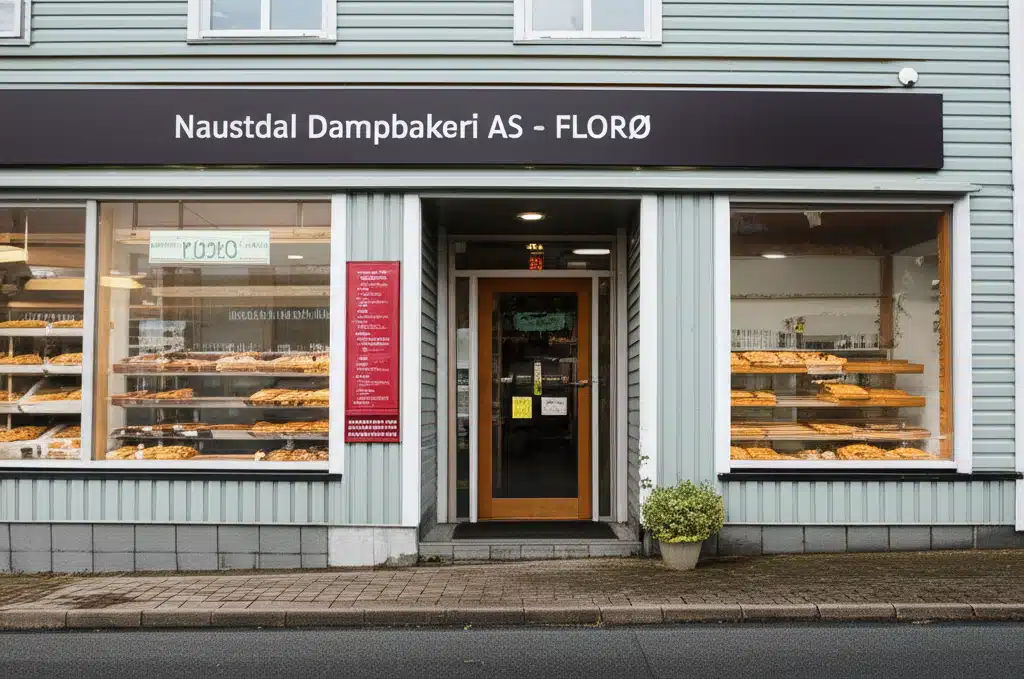 Naustdal Dampbakeri AS - FLORØ 1 Naustdal Dampbakeri AS – FLORØ: Bakeri og brød i Sogn og Fjordane