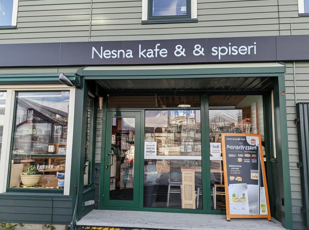 Nesna kafe & spiseri: Nyt god mat og drikke i hyggelig atmosfære