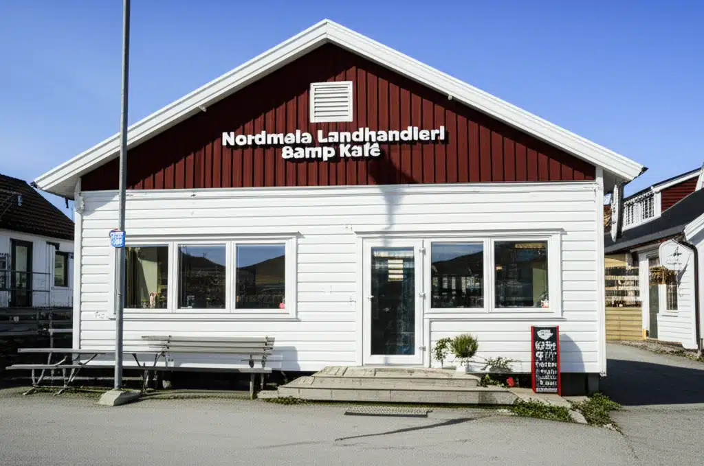 Nordmela Landhandleri & Kafé: Nydelig mat og drikke i et pittoresk miljø