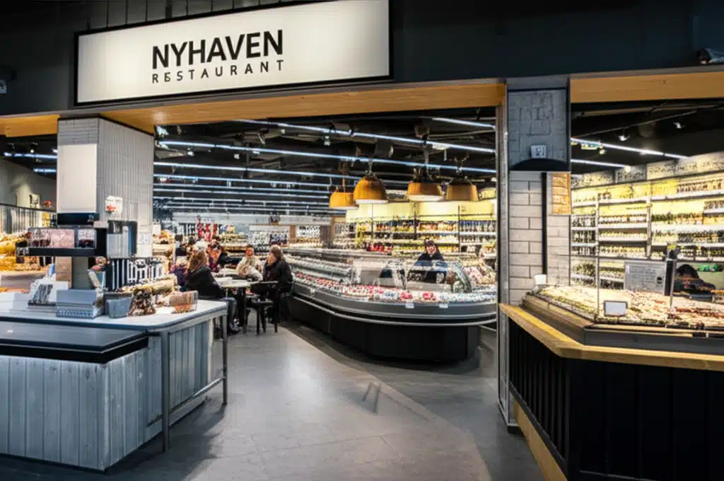 Nyhaven Restaurant: Kjøkkenet ved havnen i København