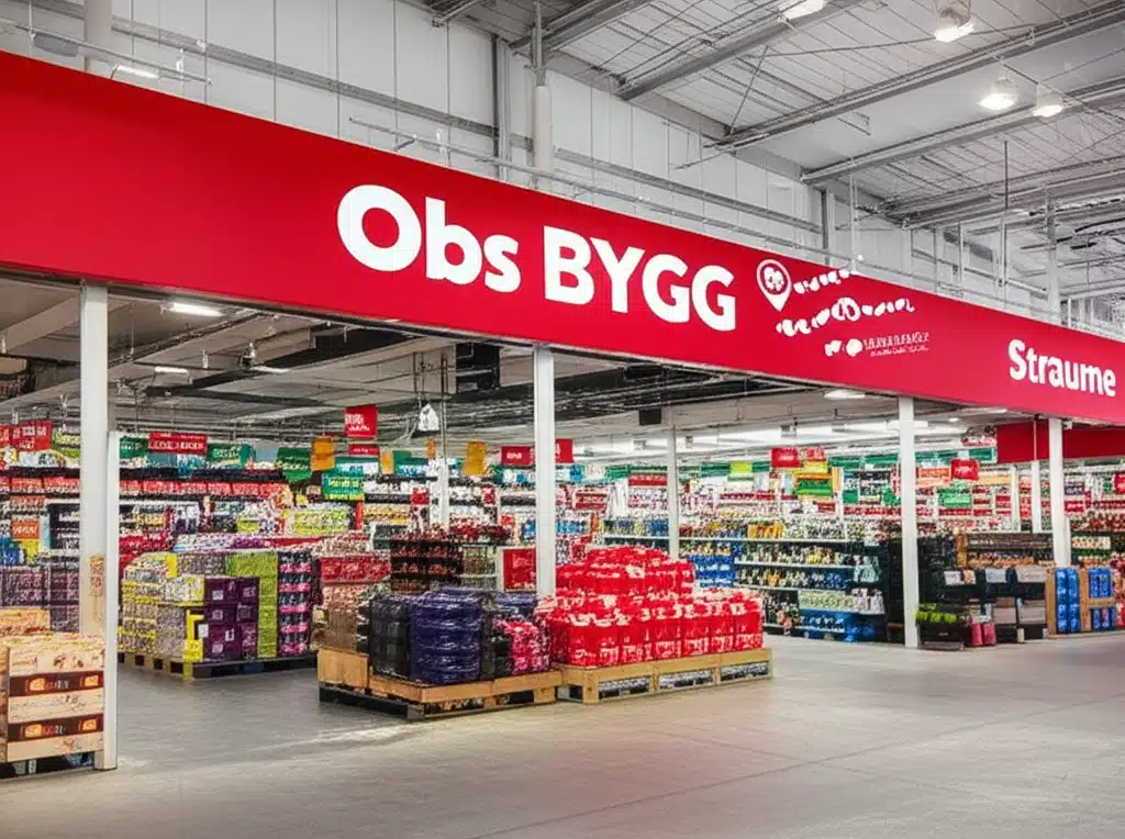Obs BYGG Straume 1 Obs BYGG Straume: Utstyr og materialer for ditt neste prosjekt.
