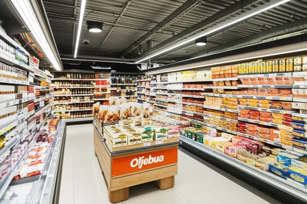 Oljebua 1 Oljebua: Nærbilde av en vakker og fargerik oljebue