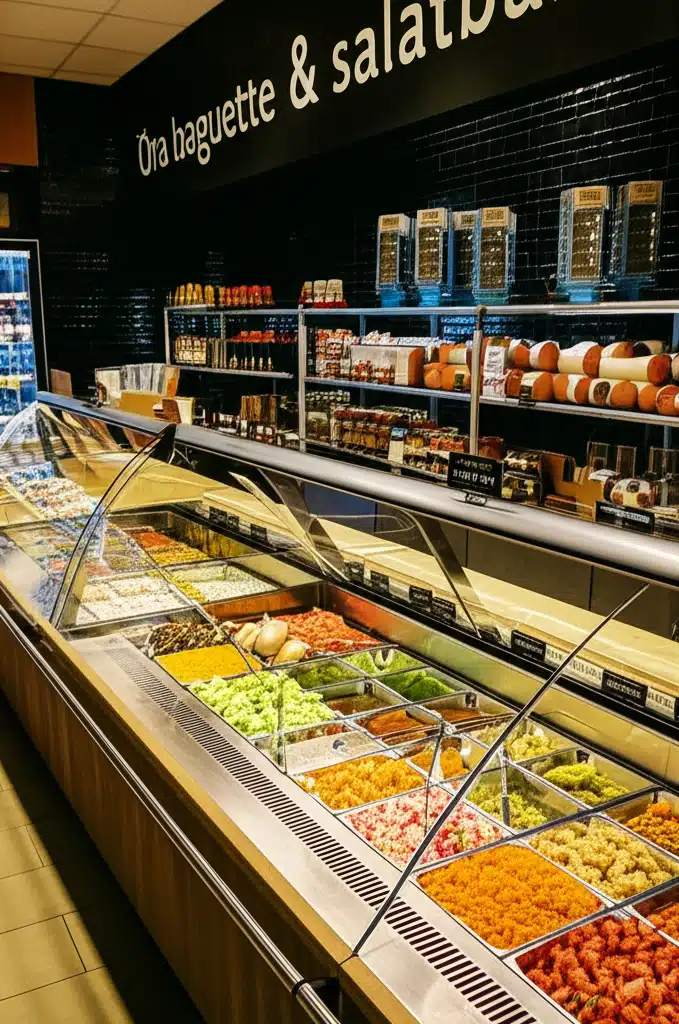 Øra baguette & salatbar 1 Øra baguette og salatbar: Friske og sunne måltider