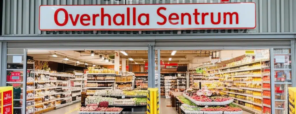 Supermarket i Overhalla sentrum