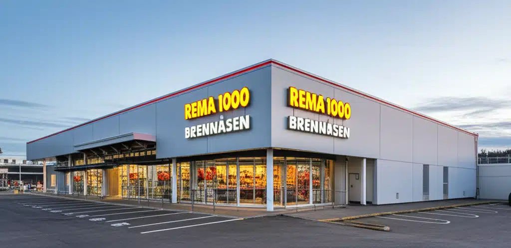 REMA 1000 BRENNÅSEN 1 REMA 1000 Brennåsen: Nærbutikk med tilbud og varer