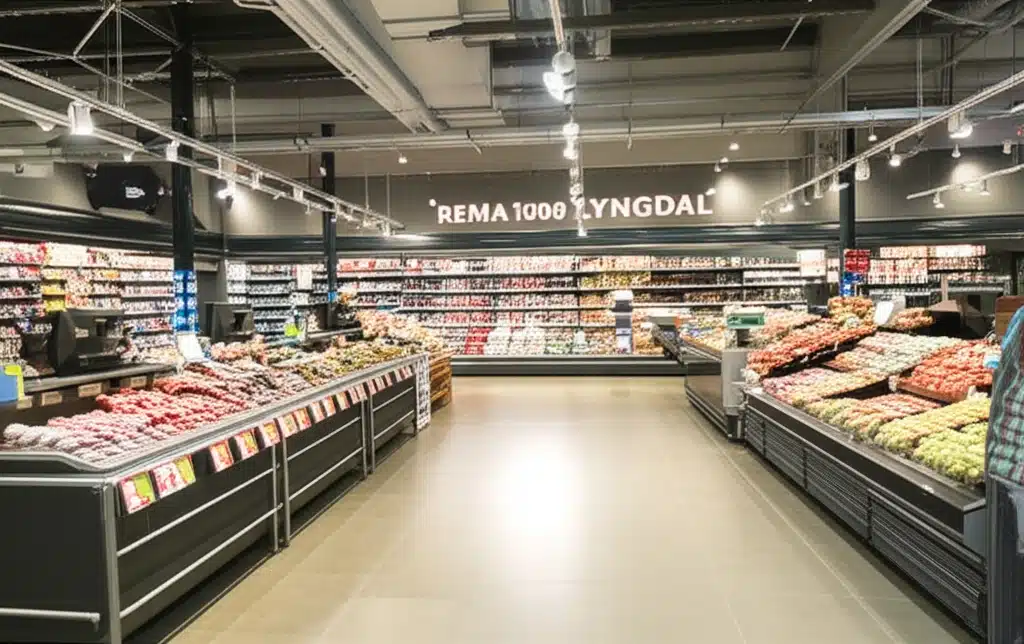 REMA 1000 LYNGDAL 1 REMA 1000 Lyngdal: Nærbutikk med ferske varer og tilbud