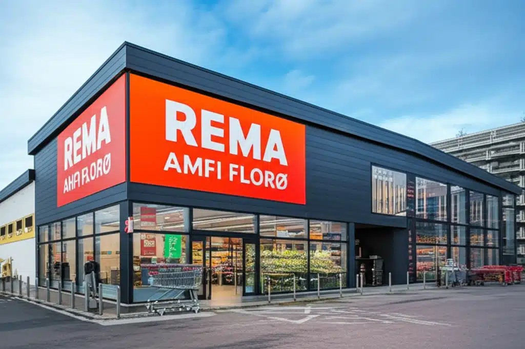 REMA 1000 AMFI FLORØ 1 REMA 1000 i AMFI Florø: Matvarehandel og Tilbud