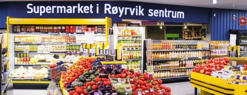 Supermarket i Røyrvik sentrum