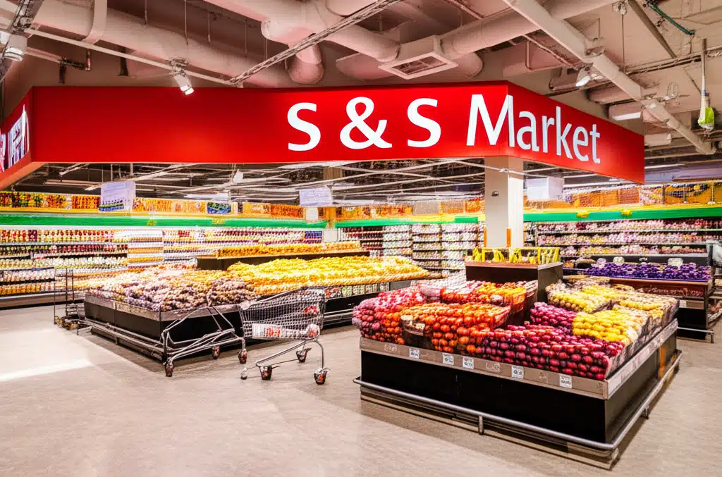 S & S Market: Nærbutikk med ferske varer og god service