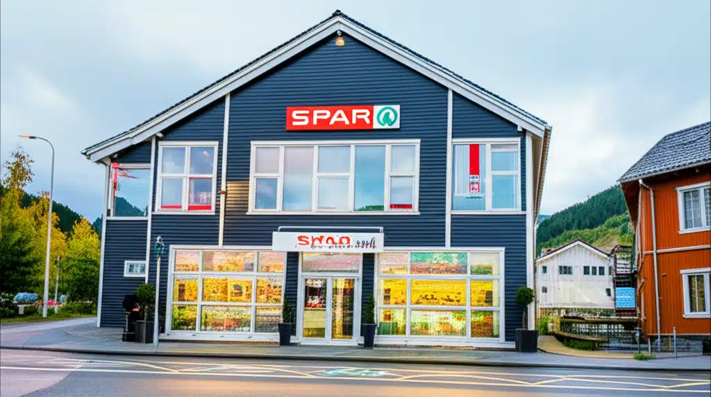 SPAR Aurland 1 SPAR Aurland: Nærbutikk med ferske varer og gode tilbud