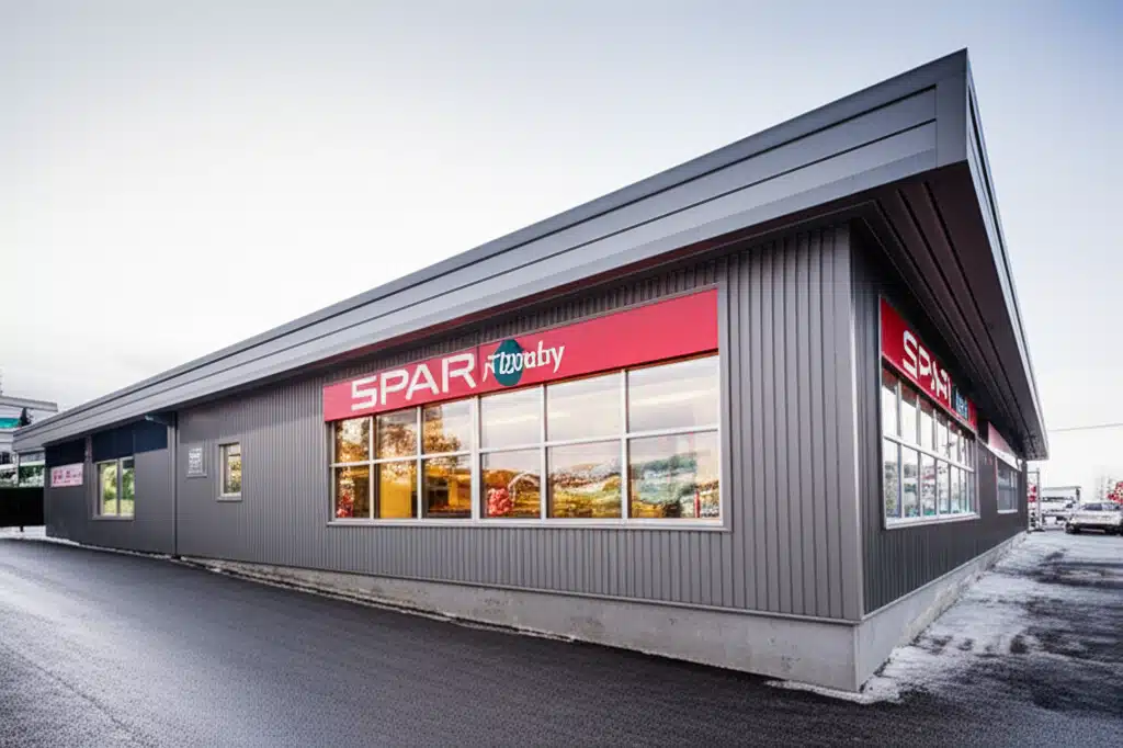 SPAR Flateby 1 SPAR Flateby: Nærbutikk med ferske varer og god service