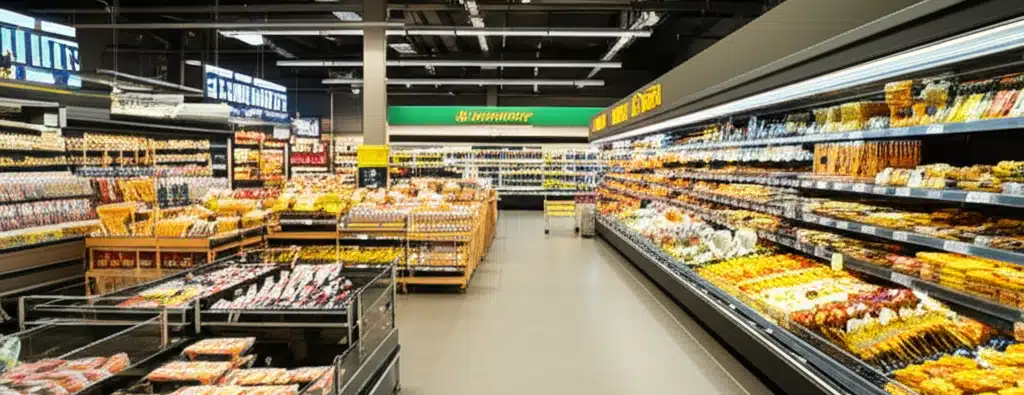 Supermarket i Sauherad sentrum
