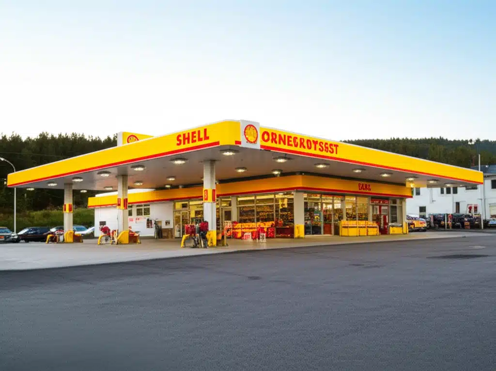 SHELL ØRNESKRYSSET 1 Shell Ørneskrysset: Ikonisk landemerke i Norge