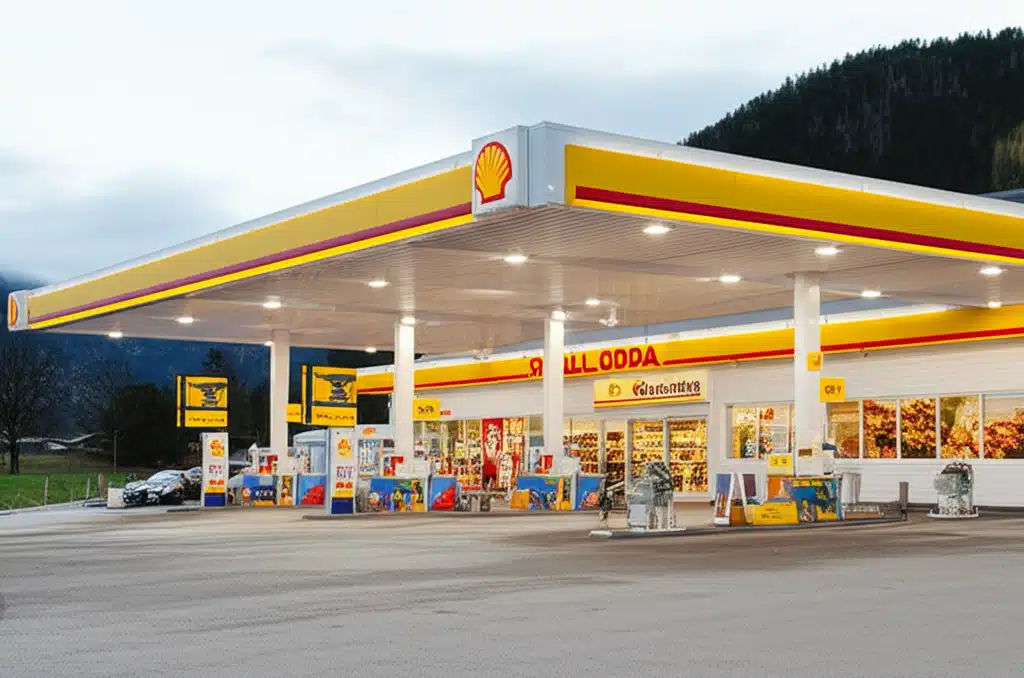 SHELL ODDA 1 Shell raffineri i Odda: Industriell landmerke i Norge