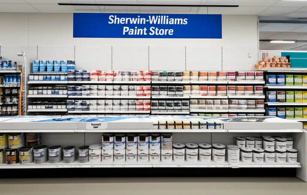 Sherwin-Williams Paint Store 1 Sherwin-Williams malingshop: Utstyr og fargevalg for ditt prosjekt
