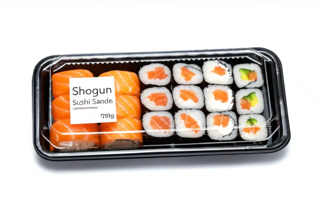 Shogun Sushi Sande: Nydelige maki-ruller med fersk laks og avokado