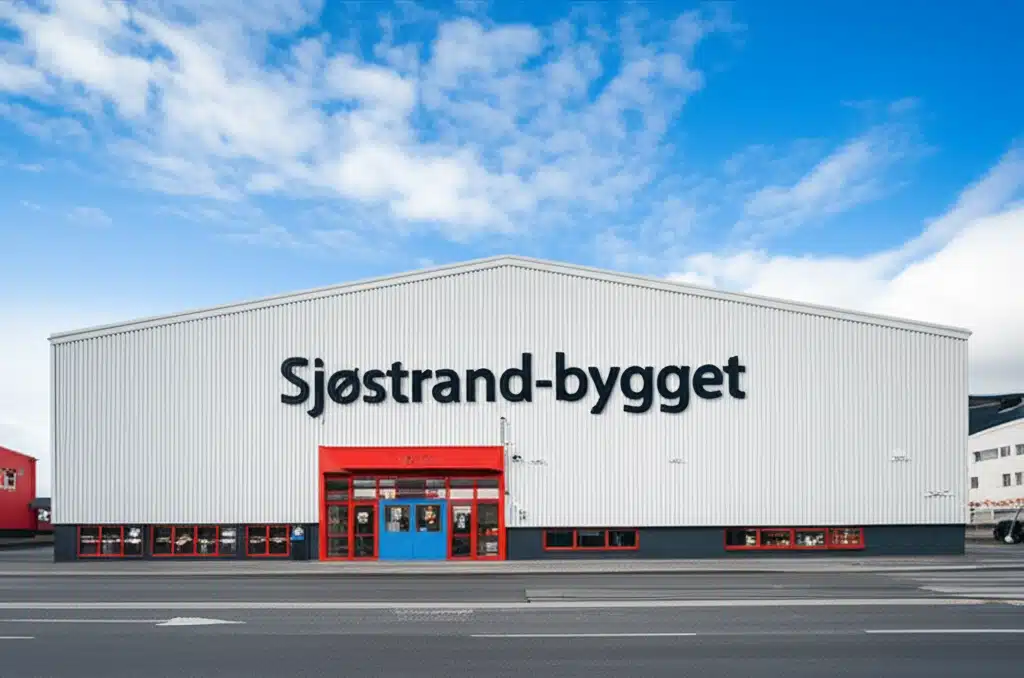 Sjøstrand-bygget 1 Sjøstrand-bygget: Moderne strandhus-arkitektur ved kysten