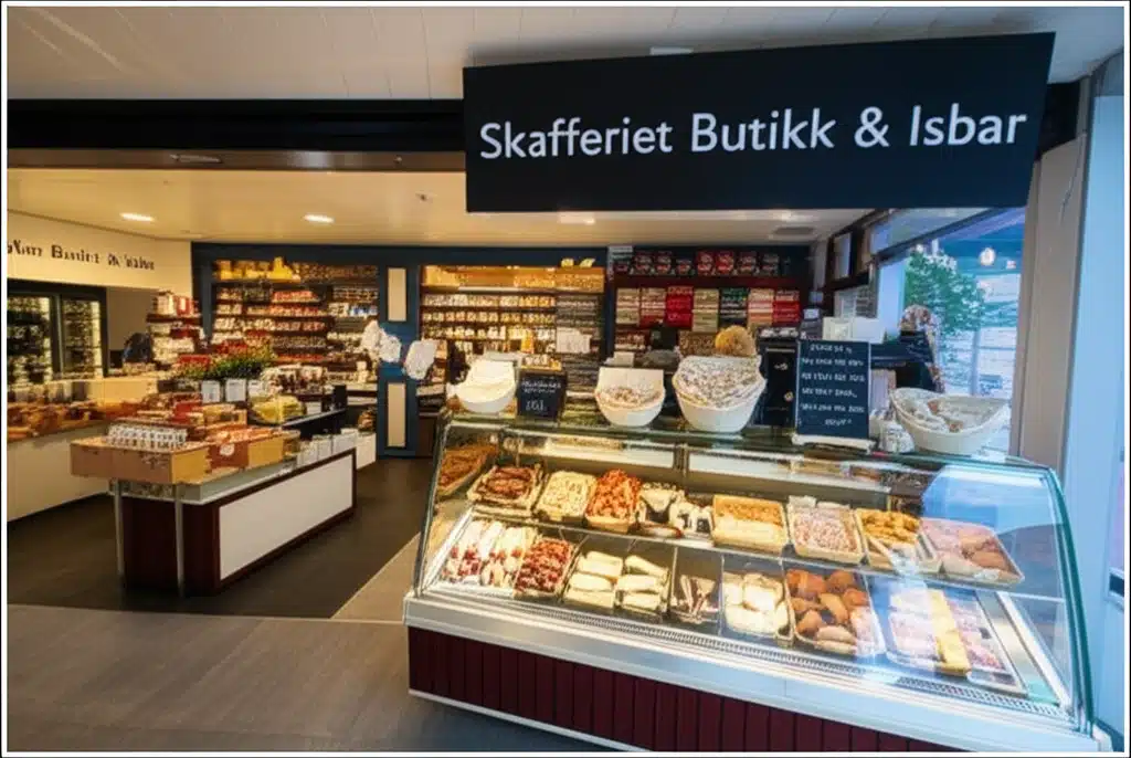 Skafferiet Butikk & Isbar 1 Skafferiet Butikk & Isbar: Nyt god mat og is i vår butikk