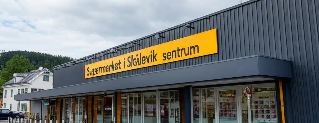 Supermarket i Skålevik sentrum