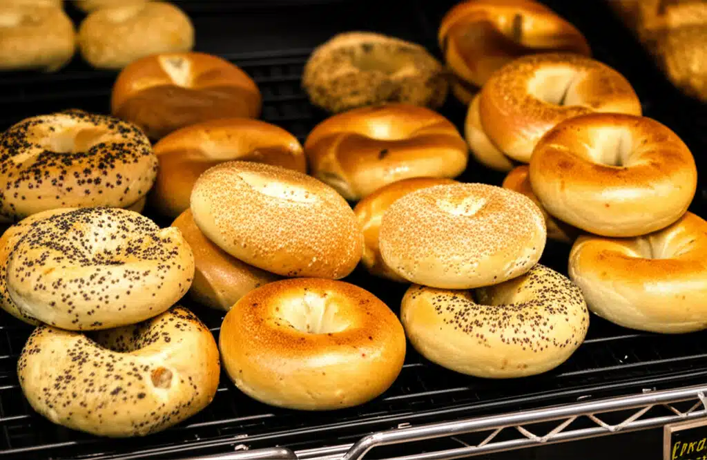 Toasted Gourmet Bagels 1 Smakfulle, ristede gourmet bagels - en deilig morgenmåltid